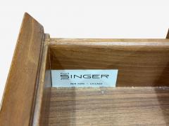 Gio Ponti Gio Ponti Singer Sons Mid Century Modern Rare Sculptural Nightstands 1950s - 4096030