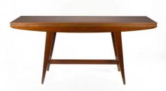 Gio Ponti Gio Ponti Singer Sons Model 2134 Walnut Brass Flip Top Dining Console Table - 3910174