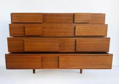 Gio Ponti Gio Ponti Singer Sons Walnut Rosewood Chest of Drawers Restored - 4452012