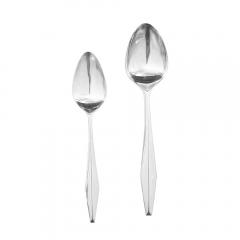 Gio Ponti Gio Ponti Sterling Diamond Flatware Service for 12 w Serving Pieces - 185202