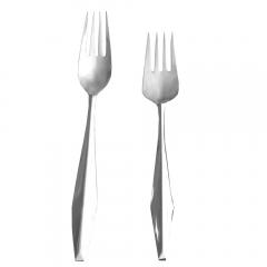 Gio Ponti Gio Ponti Sterling Diamond Flatware Service for 12 w Serving Pieces - 185203