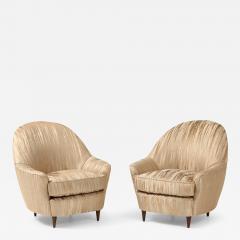 Gio Ponti Gio Ponti Style 1950s Italian Lounge Chairs - 4078608