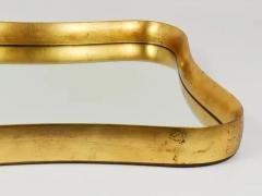 Gio Ponti Gio Ponti Style Gilt Wood Mirror by Max Welz Vienna Austria 1940s - 4066732