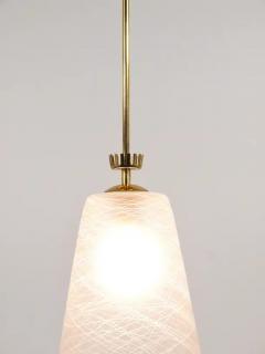Gio Ponti Gio Ponti Style Mid Century Brass Crown Pendant Lamp Lantern Italy 1950s - 4066702