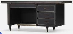Gio Ponti Gio Ponti Style Mid Century Modern Black Italian Desk 1955 - 4202621