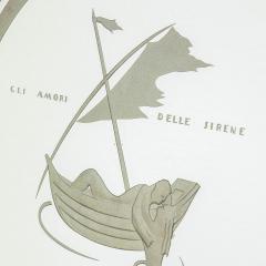 Gio Ponti Gio Ponti Wall Mirror Gli Amori delle Sirene  - 4229785