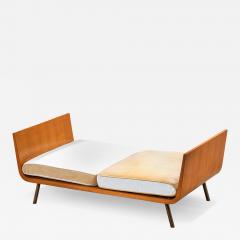 Gio Ponti Gio Ponti Wooden and fabric Bench - 4225849