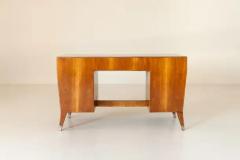 Gio Ponti Gio Ponti Writing Desk in Walnut and Brass for the BNL Offices Italy 1940s - 3468931