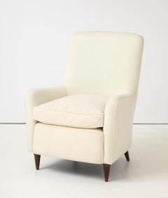 Gio Ponti Gio Ponti attrib Lounge Chair in Muslin to Upholster Italy 1950s - 4662838