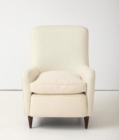 Gio Ponti Gio Ponti attrib Lounge Chair in Muslin to Upholster Italy 1950s - 4662840