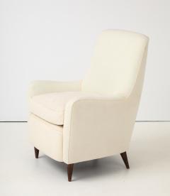Gio Ponti Gio Ponti attrib Lounge Chair in Muslin to Upholster Italy 1950s - 4662841