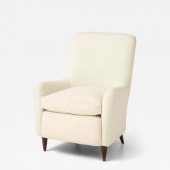 Gio Ponti Gio Ponti attrib Lounge Chair in Muslin to Upholster Italy 1950s - 4682360