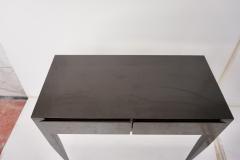 Gio Ponti Gio Ponti black lacquered console vanity table from Hotel Royal 1955 - 4231576