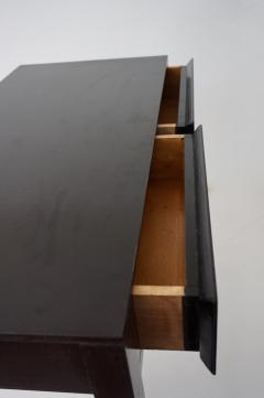 Gio Ponti Gio Ponti black lacquered console vanity table from Hotel Royal 1955 - 4231578