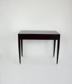 Gio Ponti Gio Ponti black lacquered console vanity table from Hotel Royal 1955 - 4231581