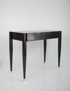 Gio Ponti Gio Ponti black lacquered console vanity table from Hotel Royal 1955 - 4231586