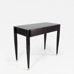 Gio Ponti Gio Ponti black lacquered console vanity table from Hotel Royal 1955 - 4235794