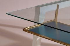 Gio Ponti Gio Ponti certified walnut and glass display table for A P E M Italy 1946 - 4371740