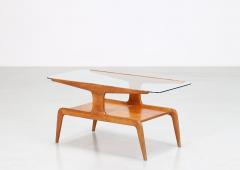 Gio Ponti Gio Ponti coffee table in ash and glass top - 912811