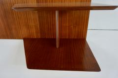 Gio Ponti Gio Ponti dark honey wood right Headboard from Hotel Royal Naples 1955 - 2819407