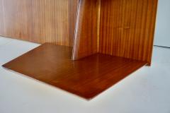 Gio Ponti Gio Ponti dark honey wood right Headboard from Hotel Royal Naples 1955 - 2819476