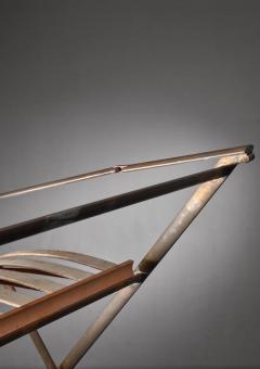 Gio Ponti Gio Ponti foldable brass chair Italy 1950s - 760325