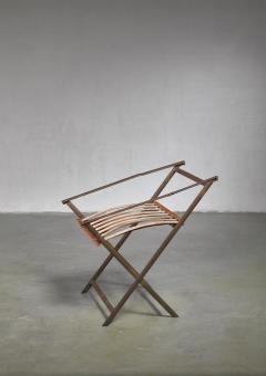 Gio Ponti Gio Ponti foldable brass chair Italy 1950s - 760330