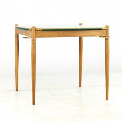 Gio Ponti Gio Ponti for Fratelli Reguitti Mid Century Teak Flip Top Game Table - 3142100