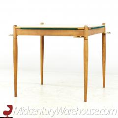 Gio Ponti Gio Ponti for Fratelli Reguitti Mid Century Teak Flip Top Game Table - 3142103