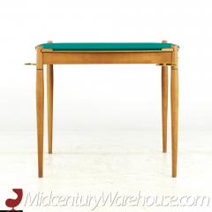 Gio Ponti Gio Ponti for Fratelli Reguitti Mid Century Teak Flip Top Game Table - 3142104