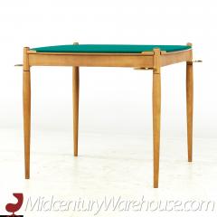 Gio Ponti Gio Ponti for Fratelli Reguitti Mid Century Teak Flip Top Game Table - 3142106