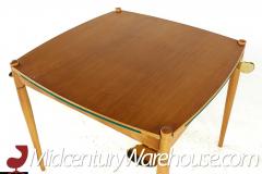 Gio Ponti Gio Ponti for Fratelli Reguitti Mid Century Teak Flip Top Game Table - 3142109