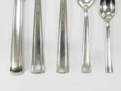 Gio Ponti Gio Ponti for Krupp Silvered Flatware Cutlery for Six 31 pcs Austria 1950s - 4066953