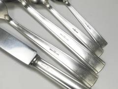 Gio Ponti Gio Ponti for Krupp Silvered Flatware Cutlery for Six 31 pcs Austria 1950s - 4067009