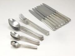 Gio Ponti Gio Ponti for Krupp Silvered Flatware Cutlery for Six 31 pcs Austria 1950s - 4067095