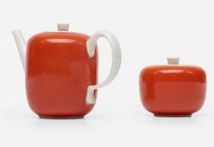 Gio Ponti Gio Ponti for Richard Ginori Glazed Ceramic Creamer and Sugar Bowl Set - 2255004