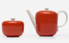 Gio Ponti Gio Ponti for Richard Ginori Glazed Ceramic Creamer and Sugar Bowl Set - 2255005