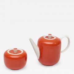 Gio Ponti Gio Ponti for Richard Ginori Glazed Ceramic Creamer and Sugar Bowl Set - 2256837