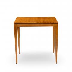 Gio Ponti Gio Ponti for Singer Son Teak and Brass Flip Top Expanding Game Dining Table - 4474154