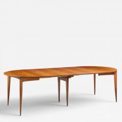Gio Ponti Gio Ponti for Singer Sons Model 2135 Walnut Expanding Dining Table 4 Leaves - 4618845