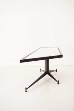 Gio Ponti Gio Ponti irregular asymmetrical black mirrored low coffee table Rima 1955 - 3139026