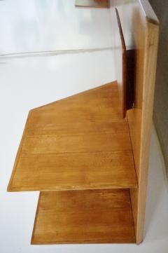 Gio Ponti Gio Ponti pair rare elm wood Headboards fitted bedside tables Hotel Royal 1955 - 4227688