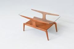 Gio Ponti Gio Ponti sculptural coffee table walnut Domus Nova Italy 1950 - 3865850