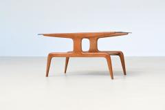 Gio Ponti Gio Ponti sculptural coffee table walnut Domus Nova Italy 1950 - 3865852