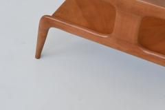 Gio Ponti Gio Ponti sculptural coffee table walnut Domus Nova Italy 1950 - 3865858