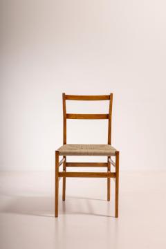 Gio Ponti Gio Ponti set of ten Leggera chairs with rope seat Cassina Italy 1951 - 4698119