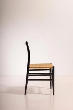 Gio Ponti Gio Ponti set of twelve Leggera chairs with hand woven rattan cane Italy 1951 - 3650943