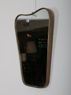 Gio Ponti Gio Ponti shape brass mirror - 4024508