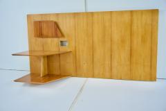 Gio Ponti Gio Ponti single elm left headboard from Hotel Royal Naples 1955 - 2819268