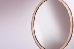 Gio Ponti Gio Ponti walnut and parchment mirror Italy 1930s - 3485270